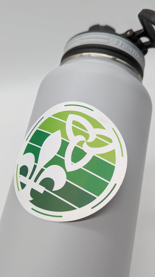 Franco-Ontarien Retro Trillium Sticker by Cabin Design Co. – photo 2