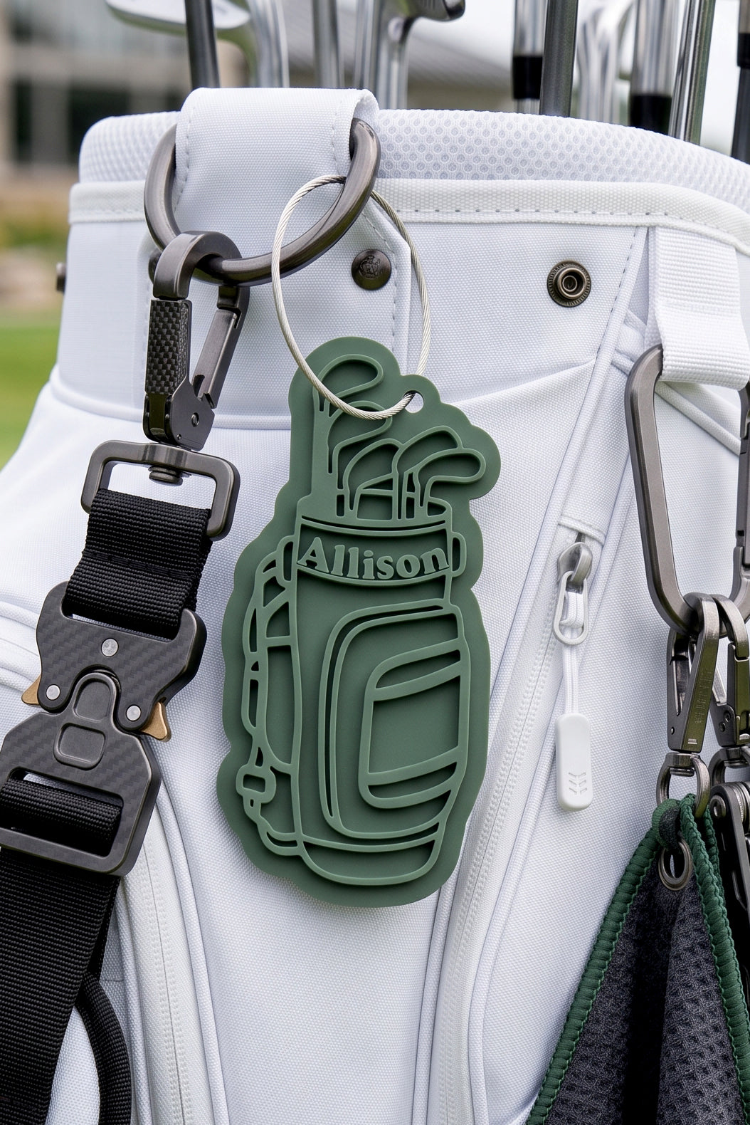 Personalized Acrylic Golf Bag Tag