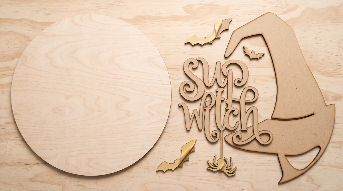 Sup Witch DIY Door Hanger Kit