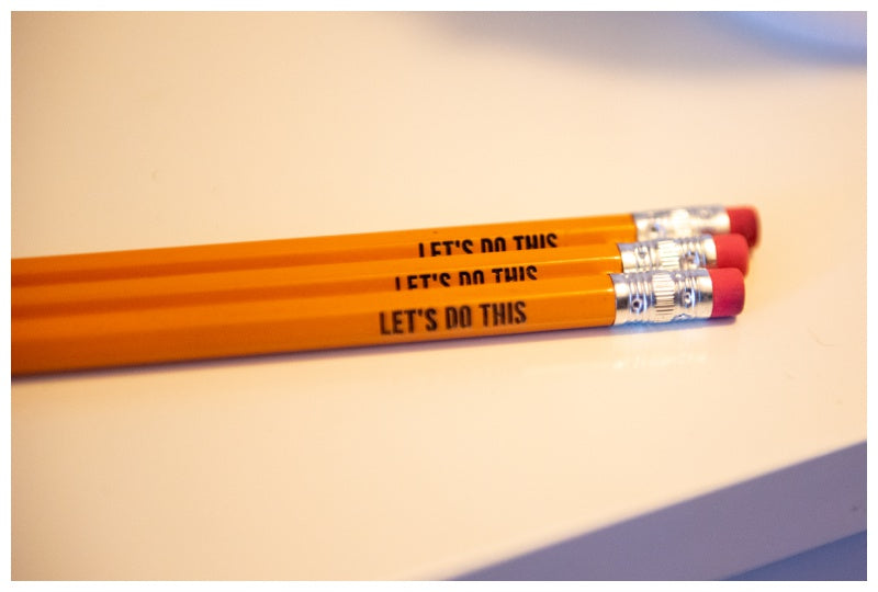 Custom Engraved Classic Pencils (6 pack)