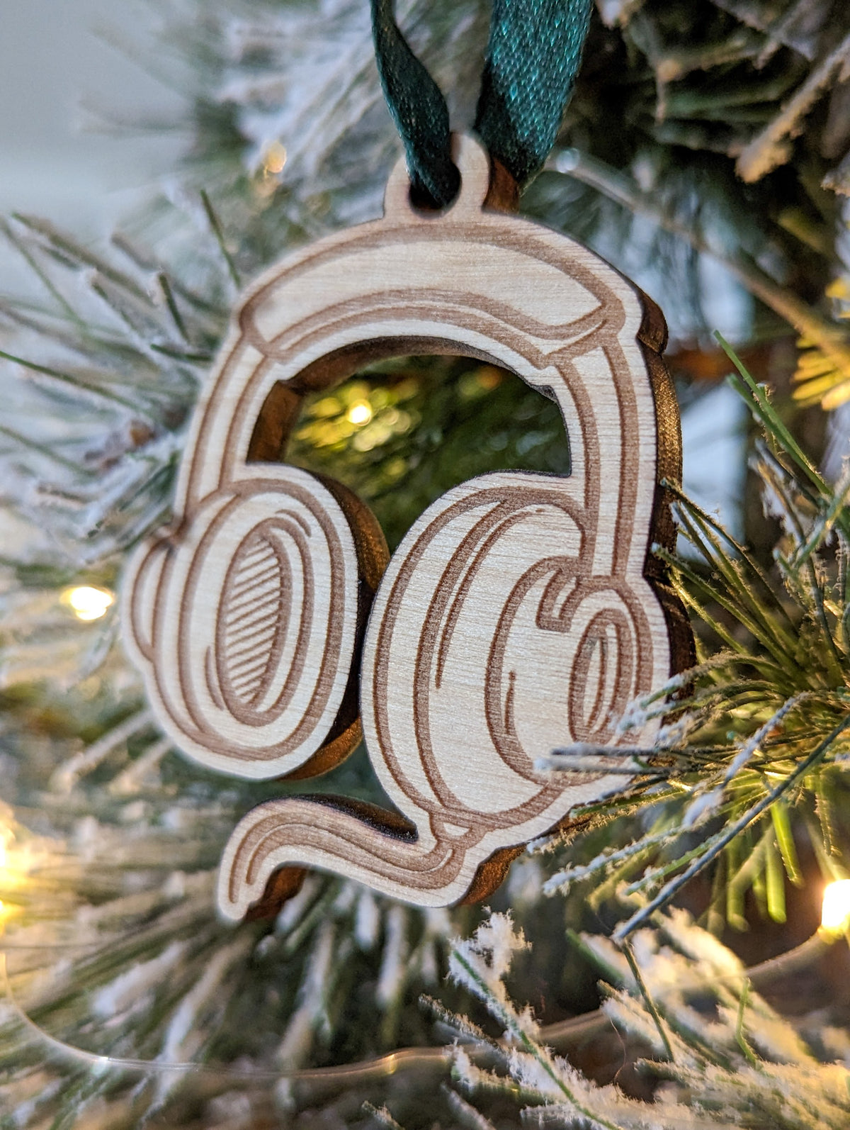 Headphones Music Christmas Ornament by Cabin Design Co. – photo 2