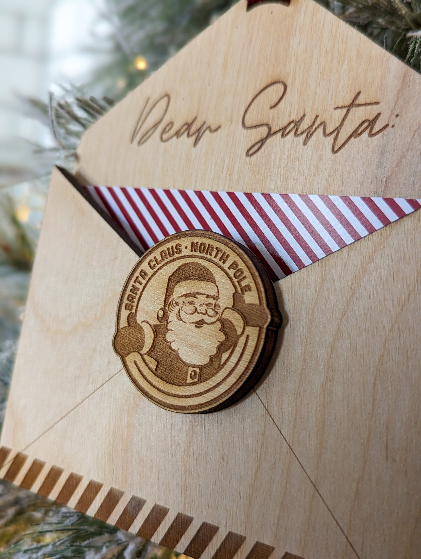 Letter to Santa Envelope Ornament
