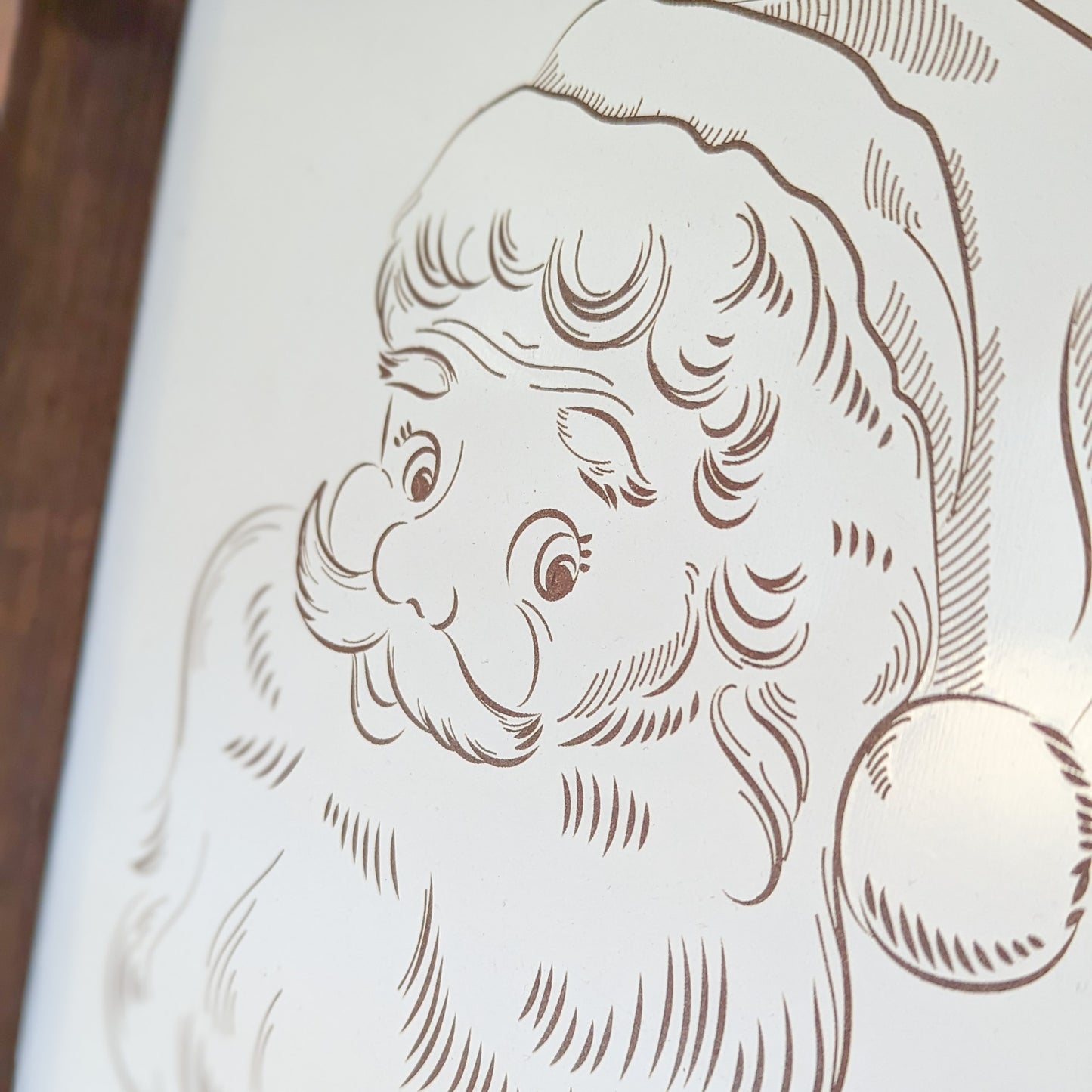 Vintage Santa Sign