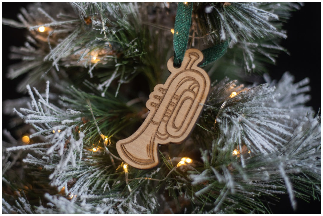 Trumpet Music Christmas Ornament by Cabin Design Co. – photo 3