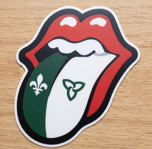 Rock ta langue - Franco Ontarien Sticker