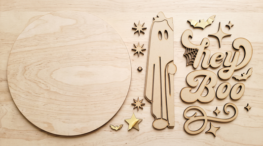 Hey Boo DIY Door Hanger Kit