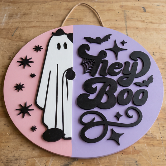 Hey Boo DIY Door Hanger Kit