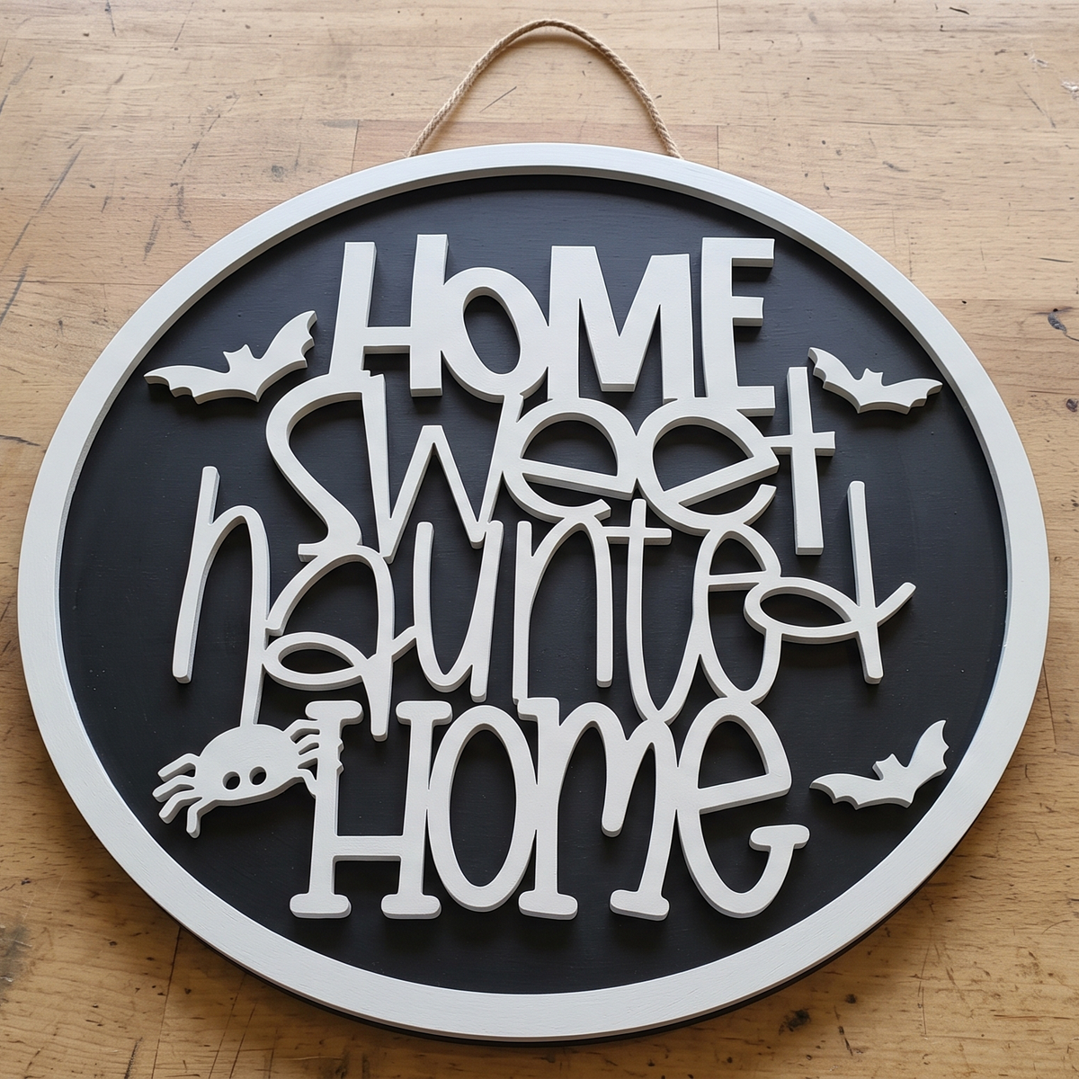 Home Sweet Haunted Home DIY Door Hanger Kit.