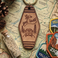 Vintage Motel Key  Leather Keychain | Let's get lost