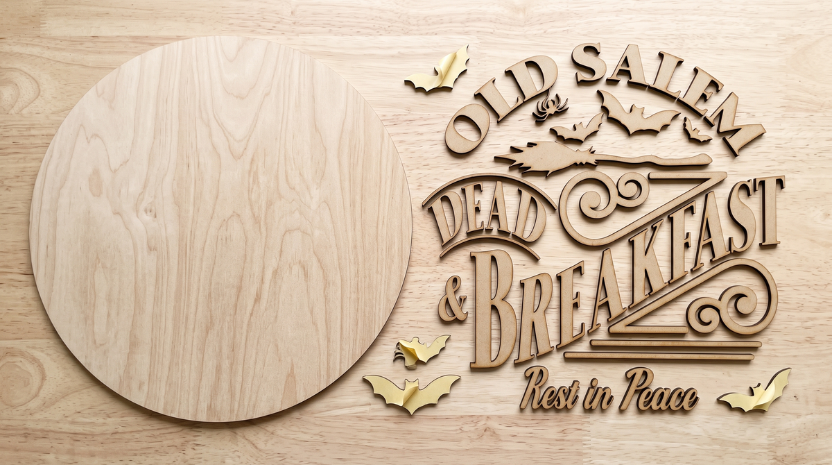 Old Salem Dead & Breakfast DIY Door Hanger Kit