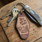 Vintage Motel Key keychain | Let's get in tents