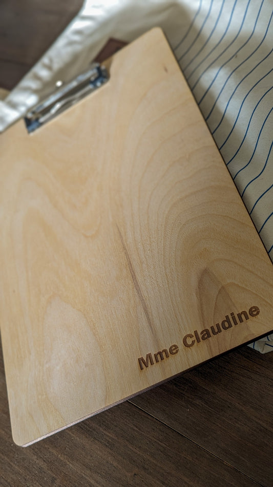 Custom Engraved Wooden Clipboard by Cabin Design Co. – photo 2