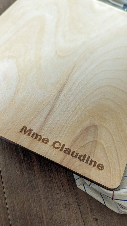Custom Engraved Wooden Clipboard by Cabin Design Co. – photo 3