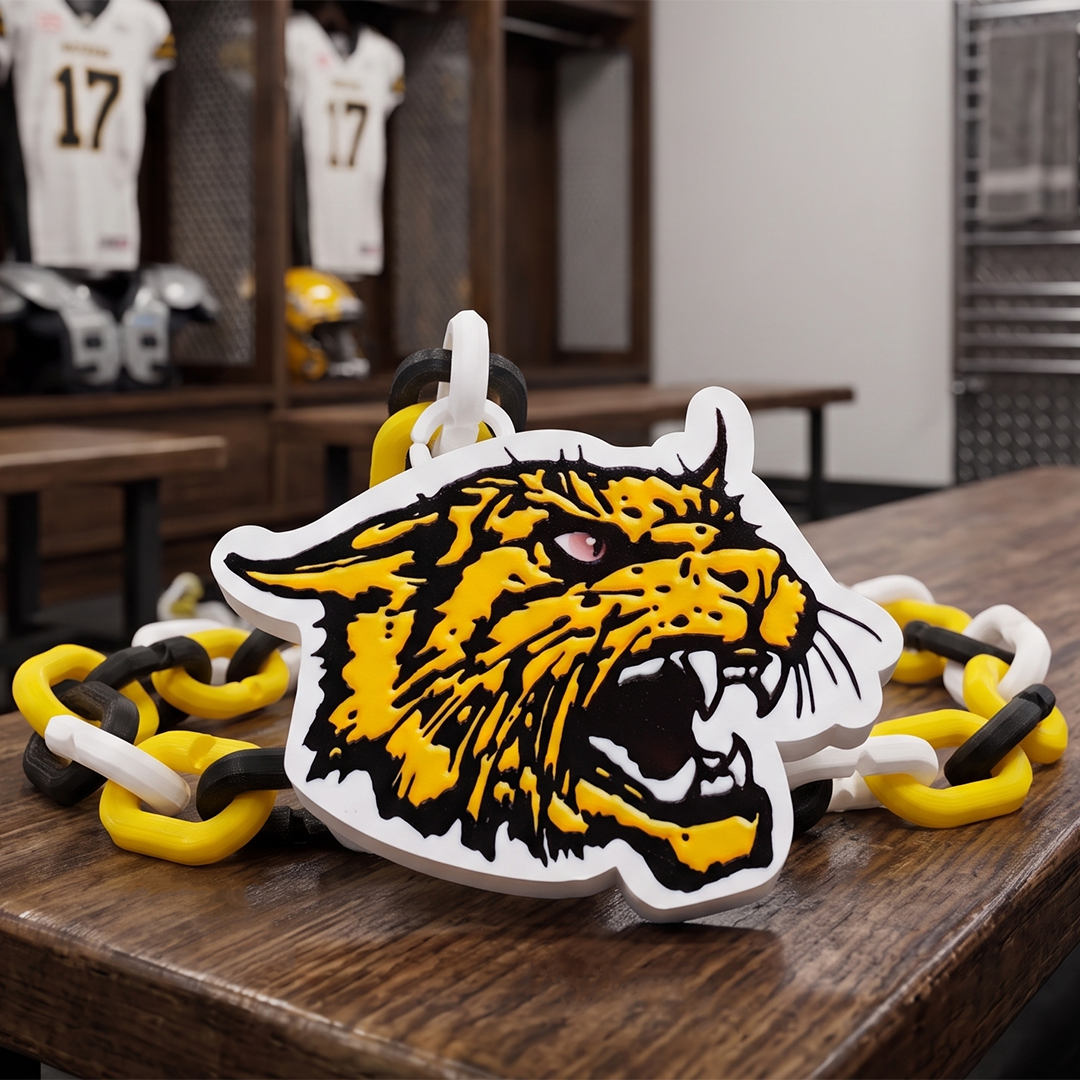 Hype Chain Player of the Game Logo Necklace – 3D & UV Printed Sports Award Chain
