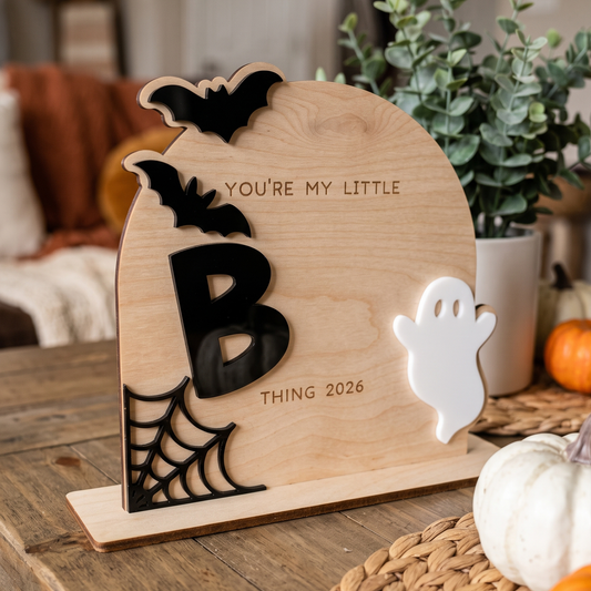 My Little Boo Halloween Keepsake – Baby’s First Halloween Decoration
