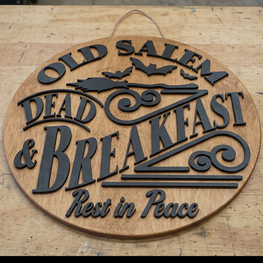 Old Salem Dead and Breakfast DIY Door Hanger Kit – made by Cabin Design Co. in Cornwall, Ontario