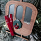 Ski Gondola Christmas Ornament – Wooden Ski Lift Decoration with Wreath & Skis – Winter Sports Holiday Gift
