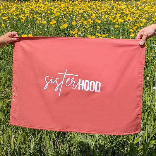 Sisterhood Canvas Wall Banner – made by Cabin Design Co. in Cornwall, Ontario