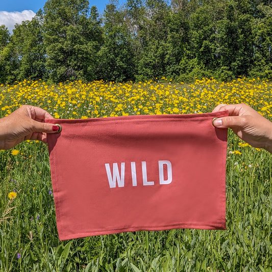 WILD Canvas Banner – made by Cabin Design Co. in Cornwall, Ontario
