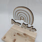 10" Clear Acrylic Business Sign with Stand