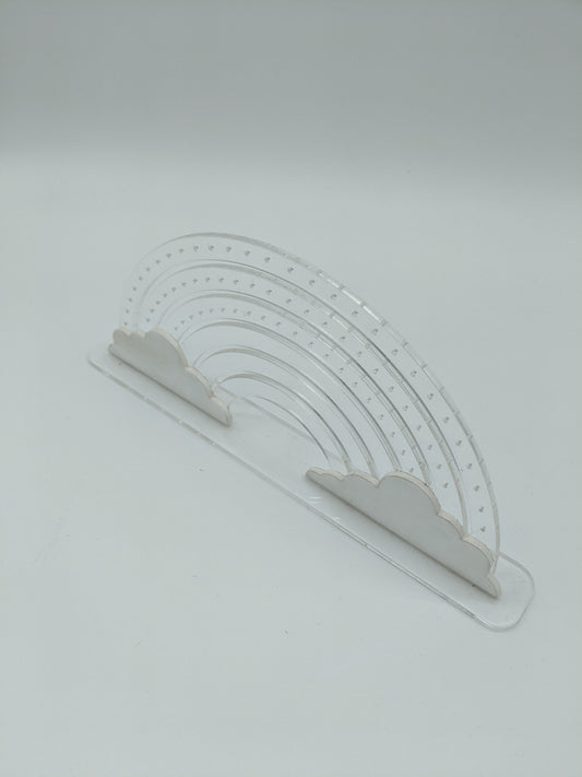 Acrylic Rainbow Earring Holder – made by Cabin Design Co. in Cornwall, Ontario