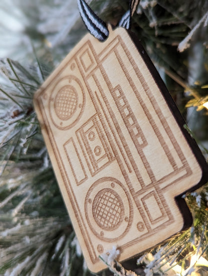 Boombox Stereo Christmas Ornament by Cabin Design Co. – photo 2