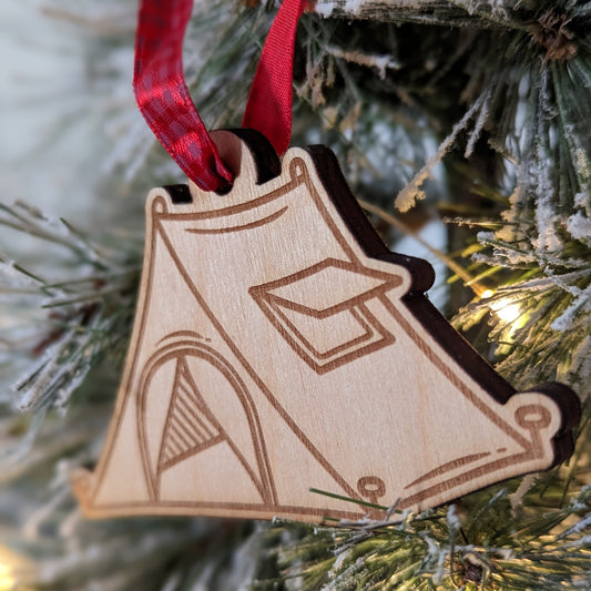 Camping Tent Christmas Ornament by Cabin Design Co. – photo 2