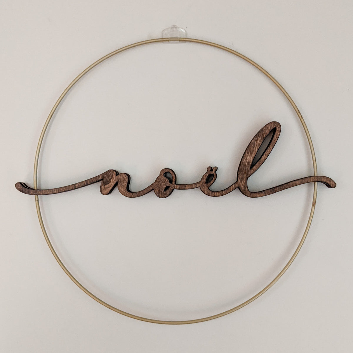 Christmas Card Display Hoop Wreath by Cabin Design Co. – photo 2