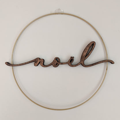 Christmas Card Display Hoop Wreath by Cabin Design Co. – photo 2