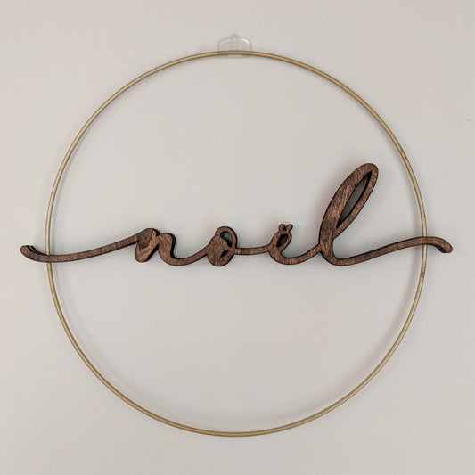 Christmas Card Display Hoop Wreath by Cabin Design Co. – photo 2