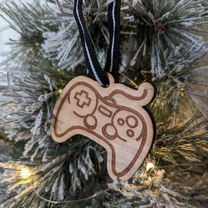 Game Controller Gamer Christmas Ornament – made by Cabin Design Co. in Cornwall, Ontario