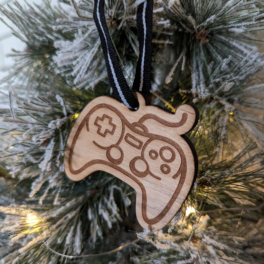 Game Controller Gamer Christmas Ornament – made by Cabin Design Co. in Cornwall, Ontario