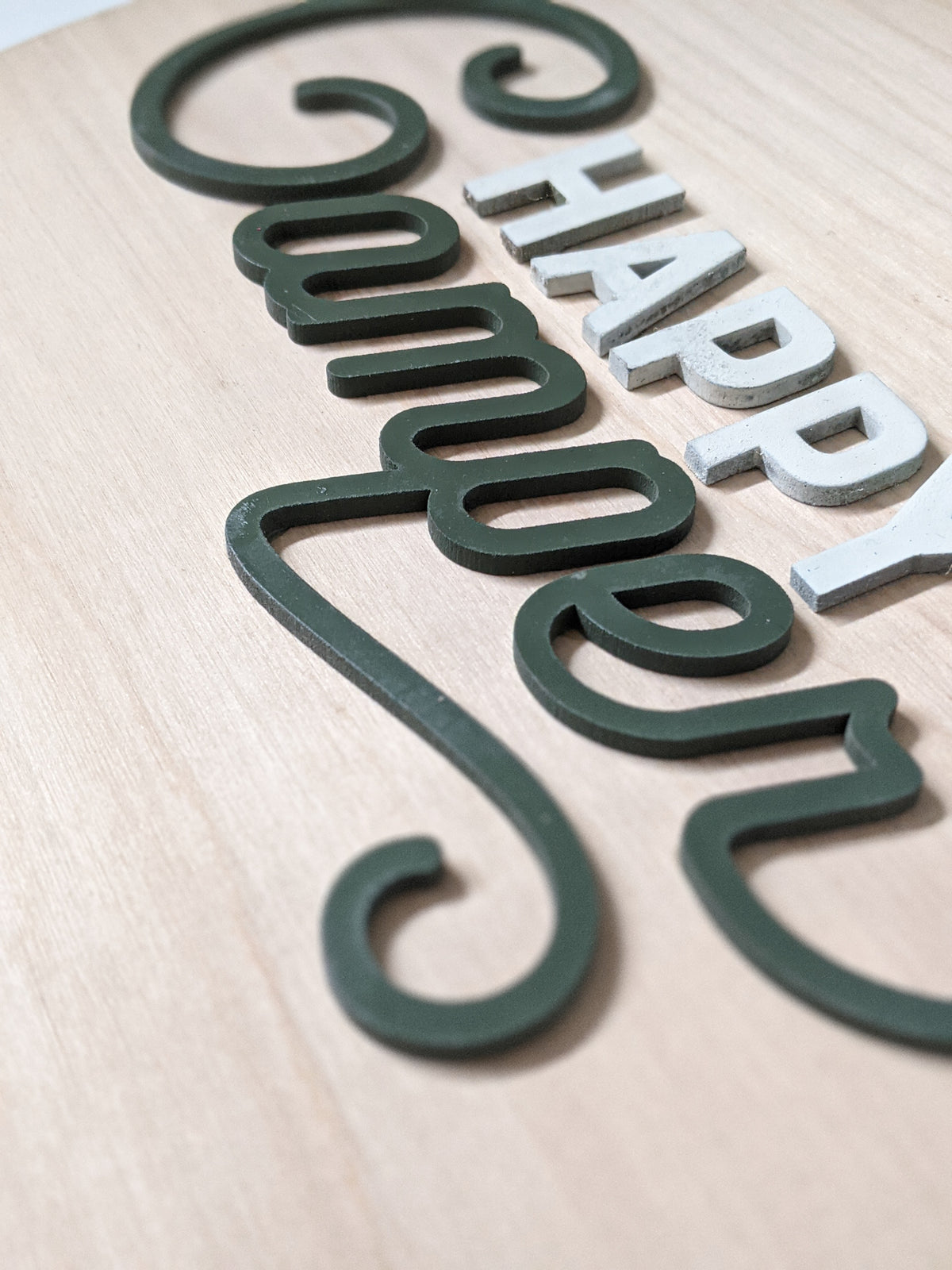Happy Camper Nursery Name Sign by Cabin Design Co. – photo 2