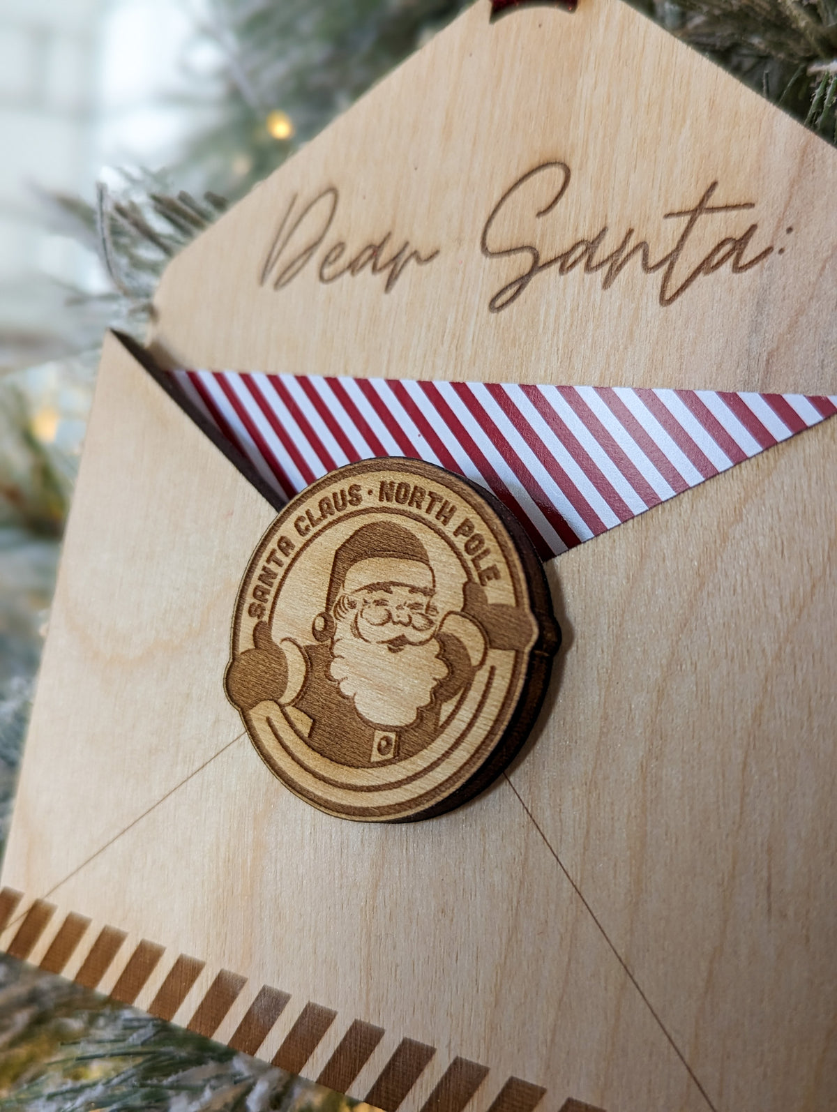 Letter to Santa Envelope Ornament by Cabin Design Co. – photo 4