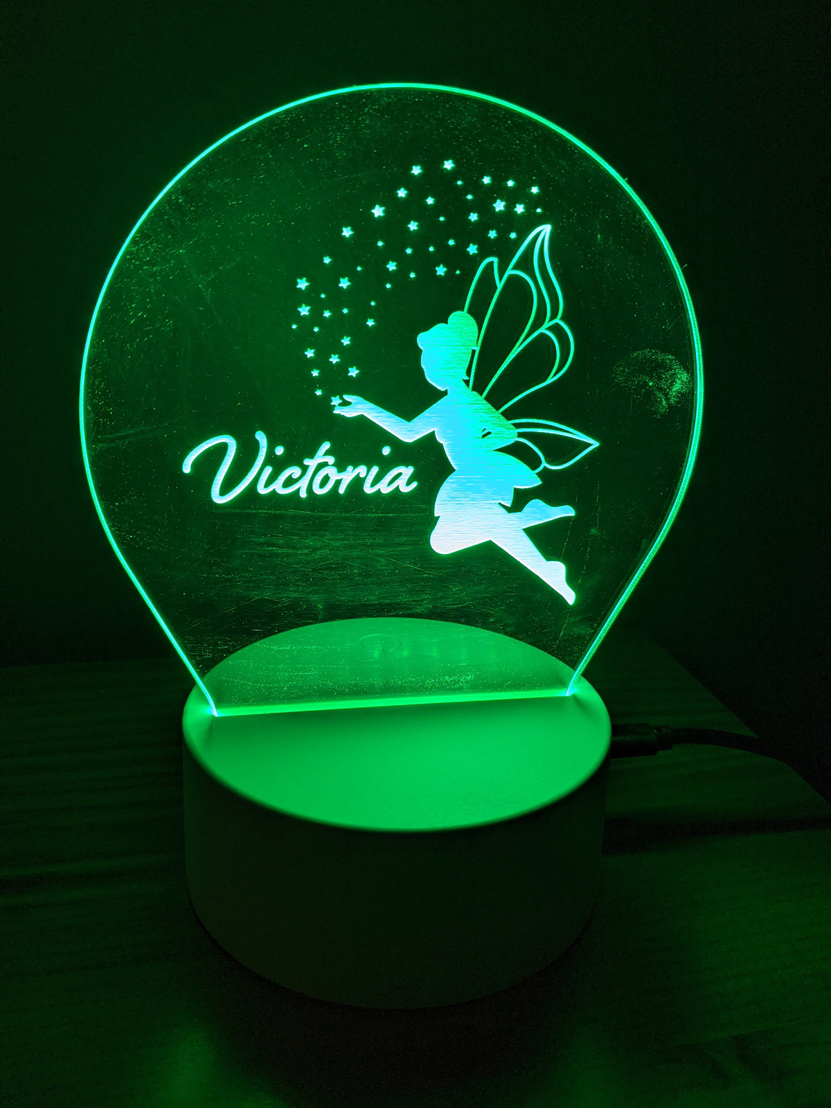 Personalized Acrylic Name Night Light by Cabin Design Co. – photo 3