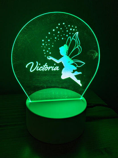 Personalized Acrylic Name Night Light by Cabin Design Co. – photo 3