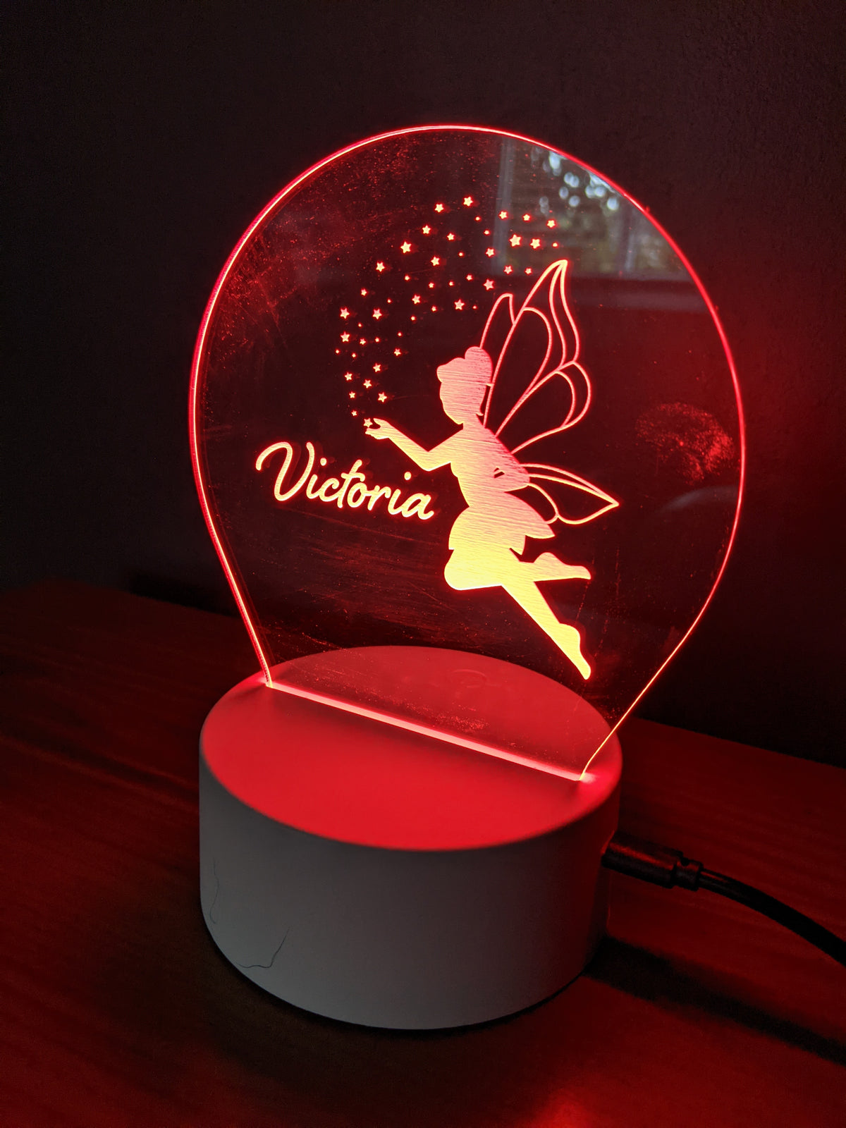 Personalized Acrylic Name Night Light by Cabin Design Co. – photo 4
