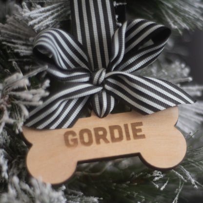 Personalized Dog Bone Christmas Ornament by Cabin Design Co. – photo 4