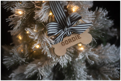 Personalized Dog Bone Christmas Ornament by Cabin Design Co. – photo 5
