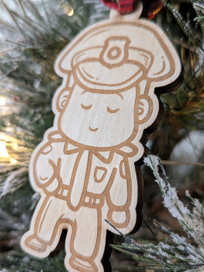 Police Officer Christmas Ornament by Cabin Design Co. – photo 2