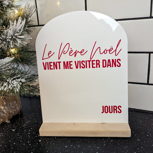Santa Christmas Countdown Sign by Cabin Design Co. – photo 2