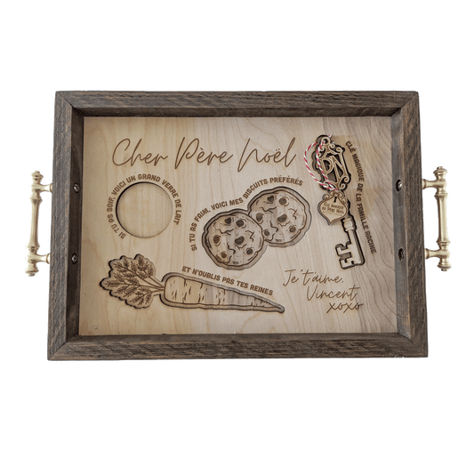 Santa Cookie Tray – made by Cabin Design Co. in Cornwall, Ontario