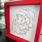 Vintage Santa Sign
