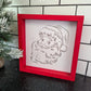 Vintage Santa Sign