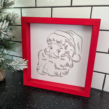 Vintage Santa Sign