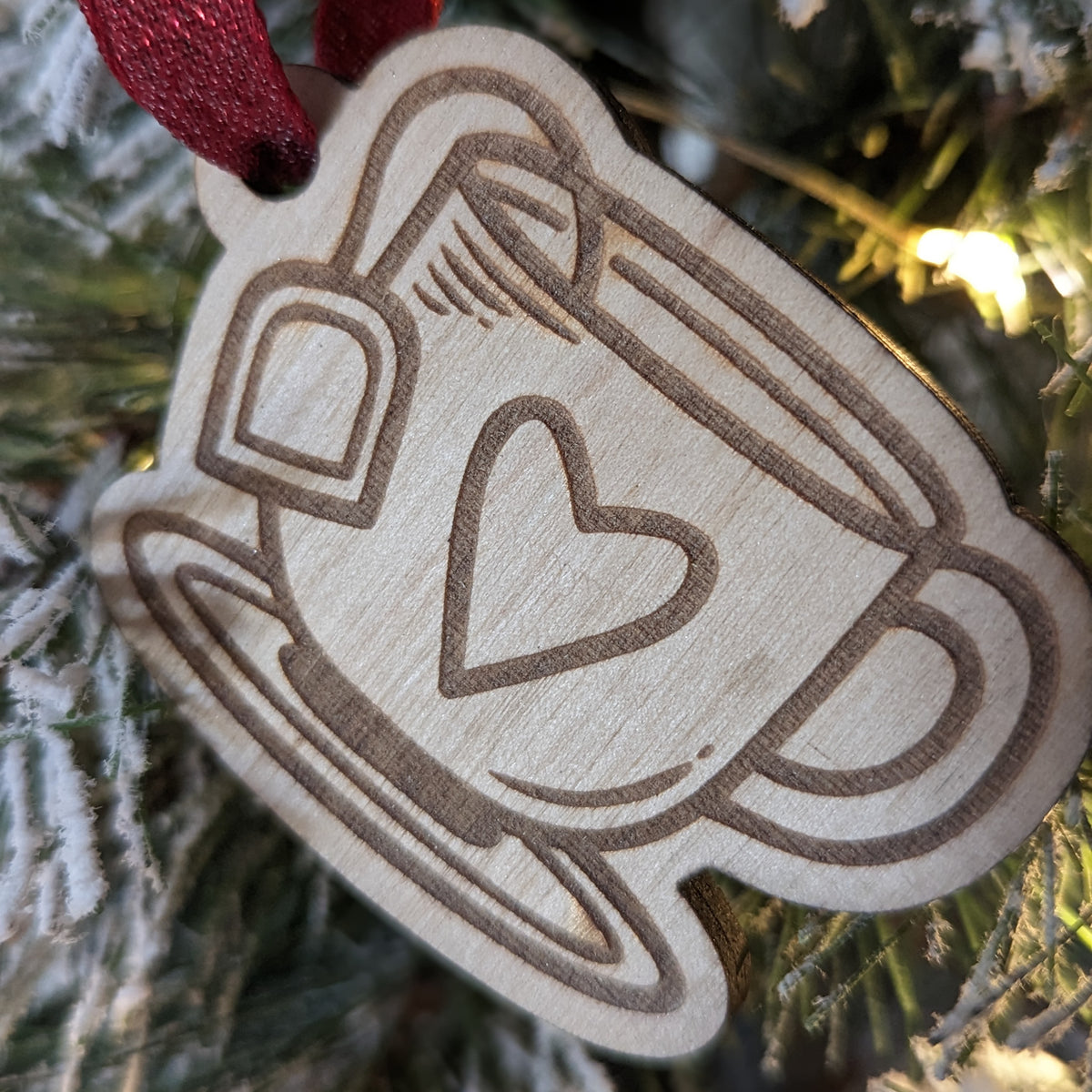 Tea Lover Christmas Ornament by Cabin Design Co. – photo 2