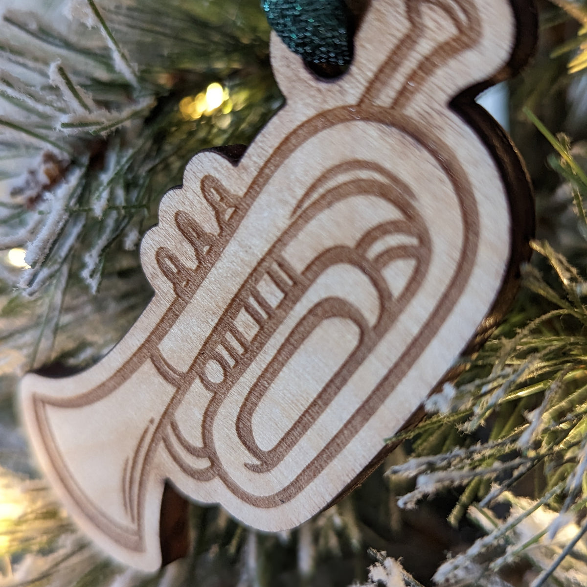 Trumpet Music Christmas Ornament by Cabin Design Co. – photo 2